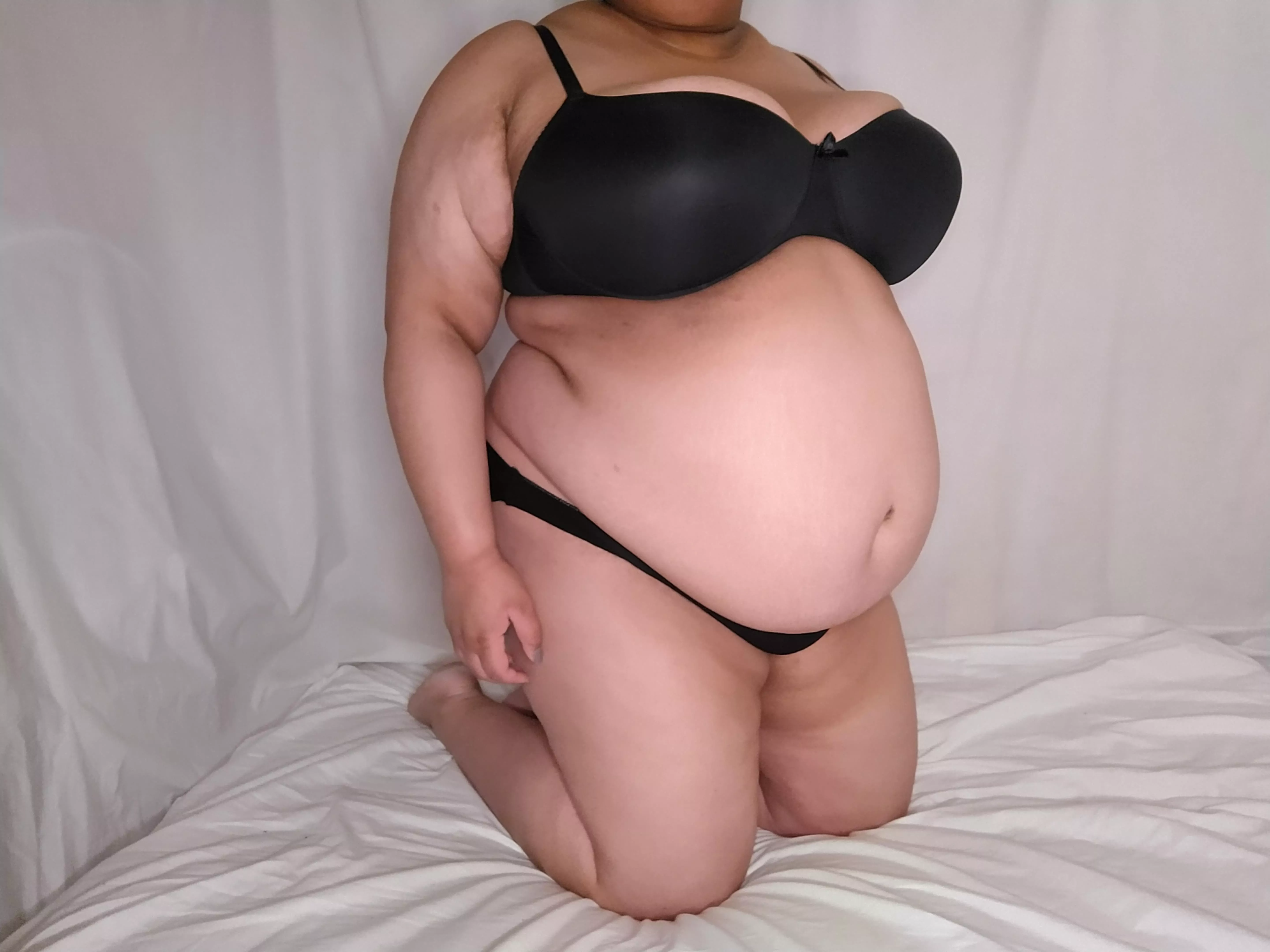 Belly overflowing my panties