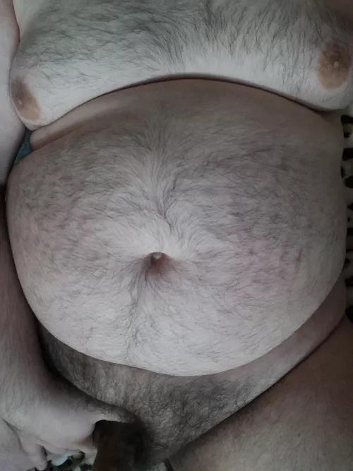 Big belly and my cock