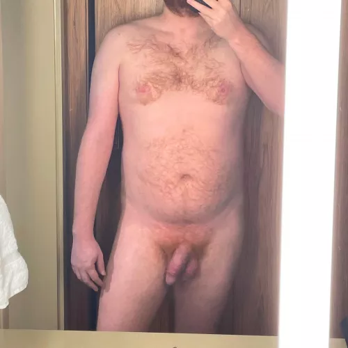 Big belly, big cock