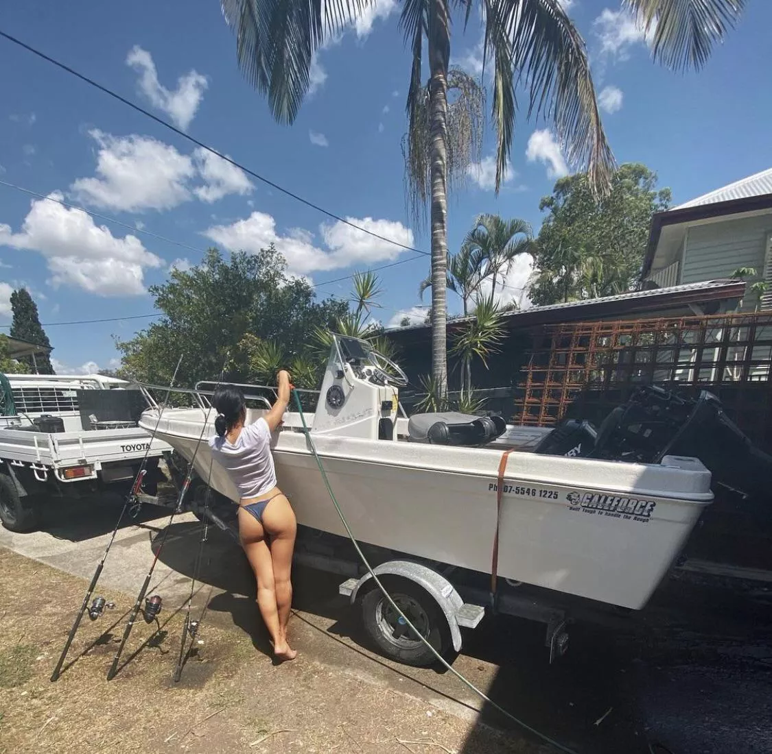 Big Booty Boat Cleaning Service🍑
