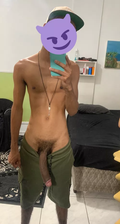 Big flaccid young cock