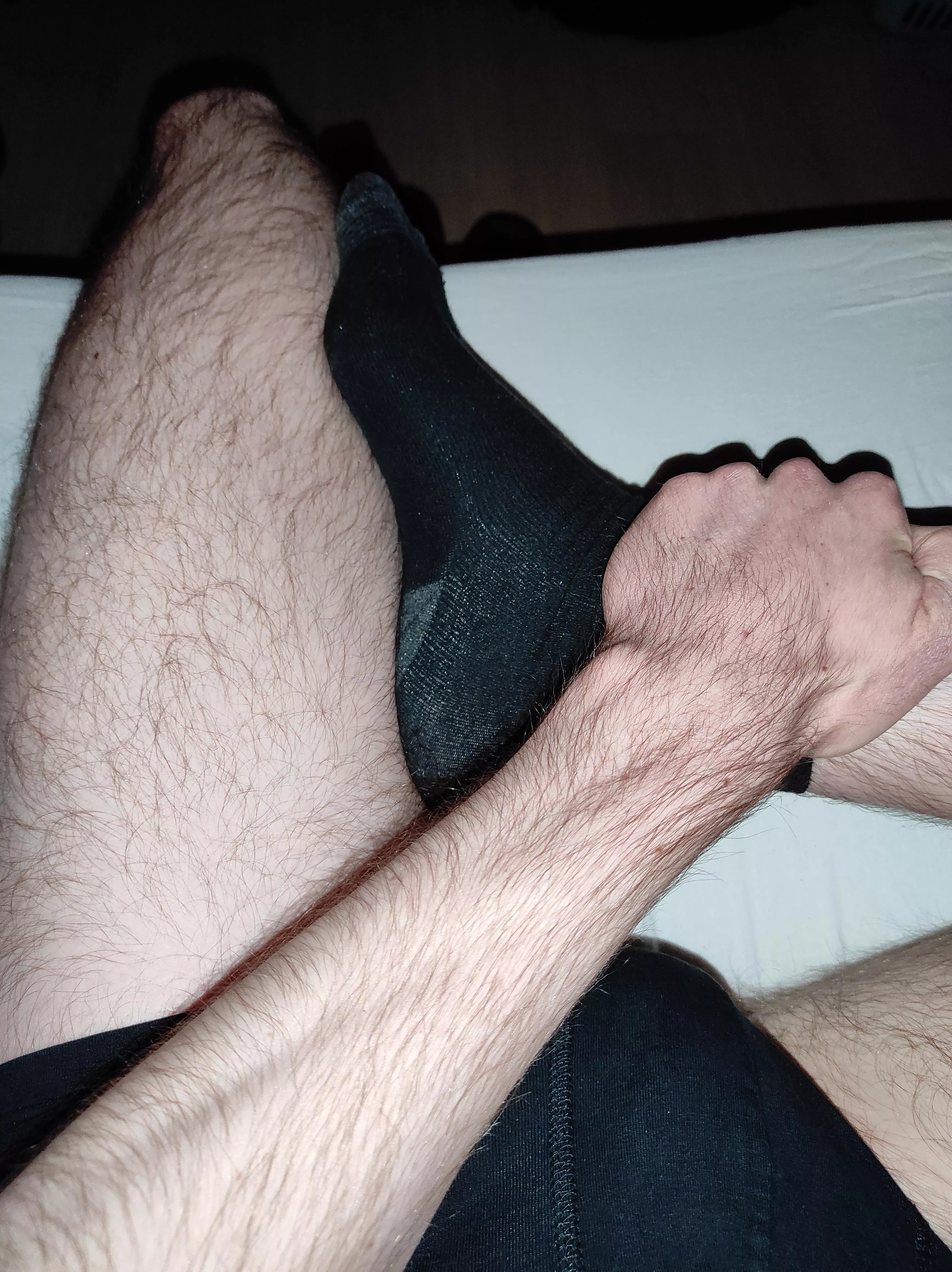 Big hairy legs and black socks, name a better duo 😁 Big hairy legs and black socks, name a better duo 😁