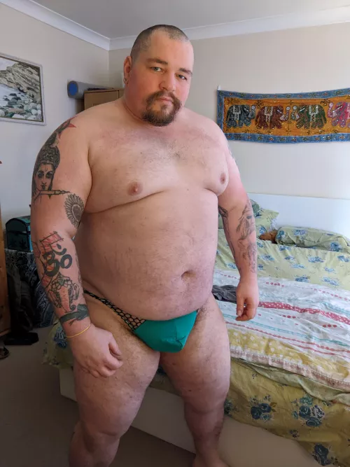 Big old daddy in green.