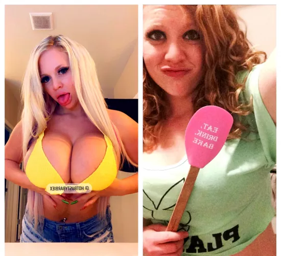 Bimbofication before adn after... happily ever after as a bimbo
