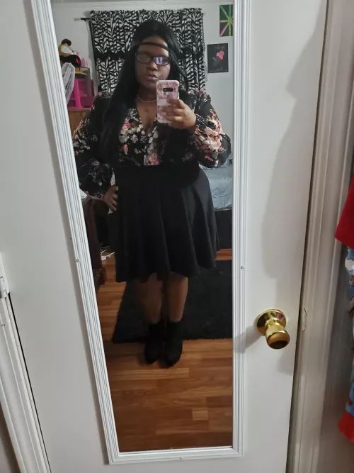 Birthday outfit that I didn't even get to wear. I guess I'll wear this year. 🤷🏾‍♀️