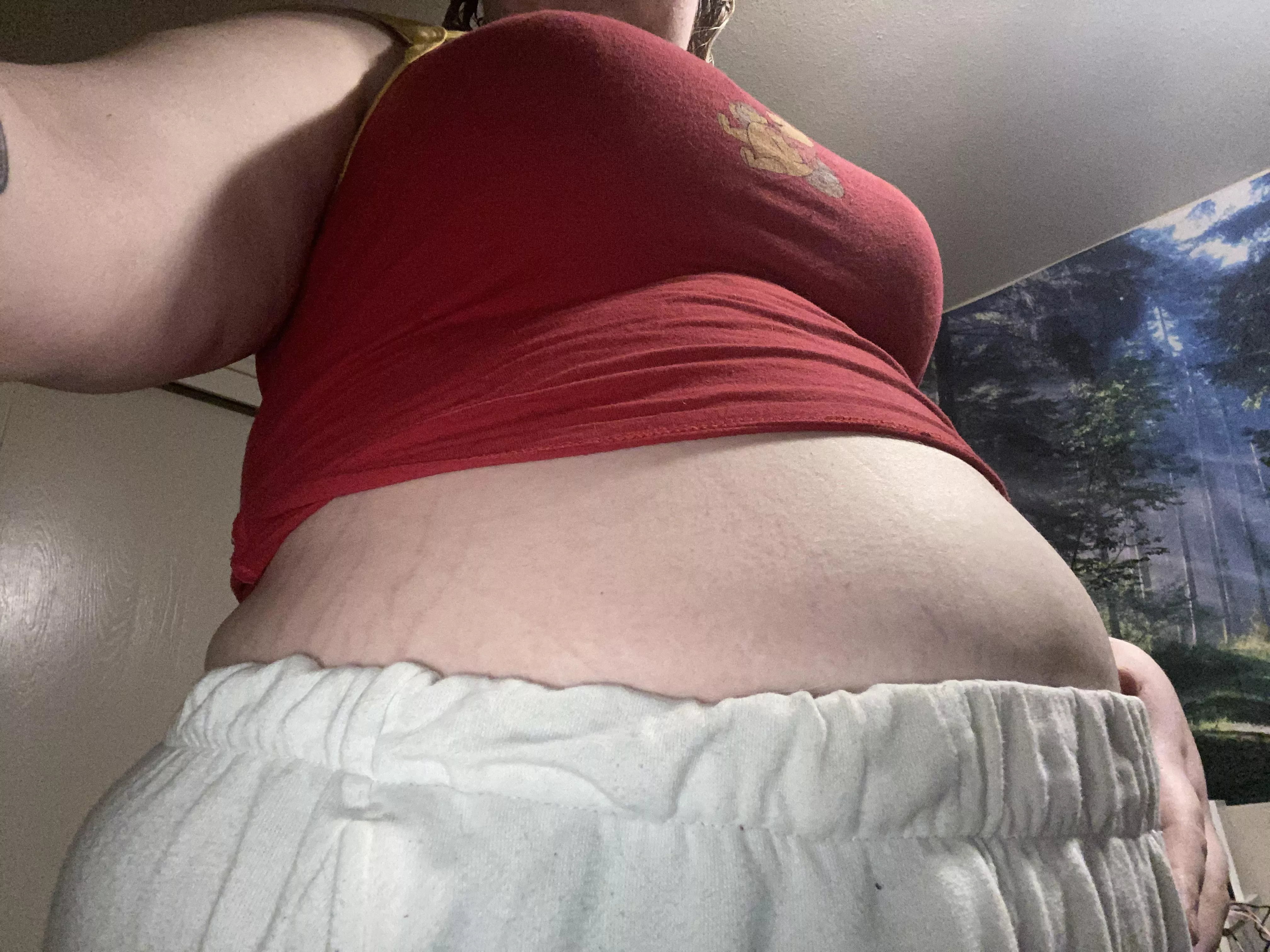 Biscuits and gravy always has me bloated