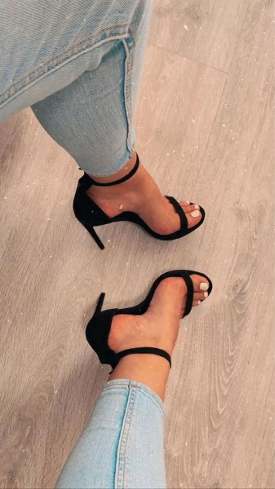 Black heels always a must to any wardrobe