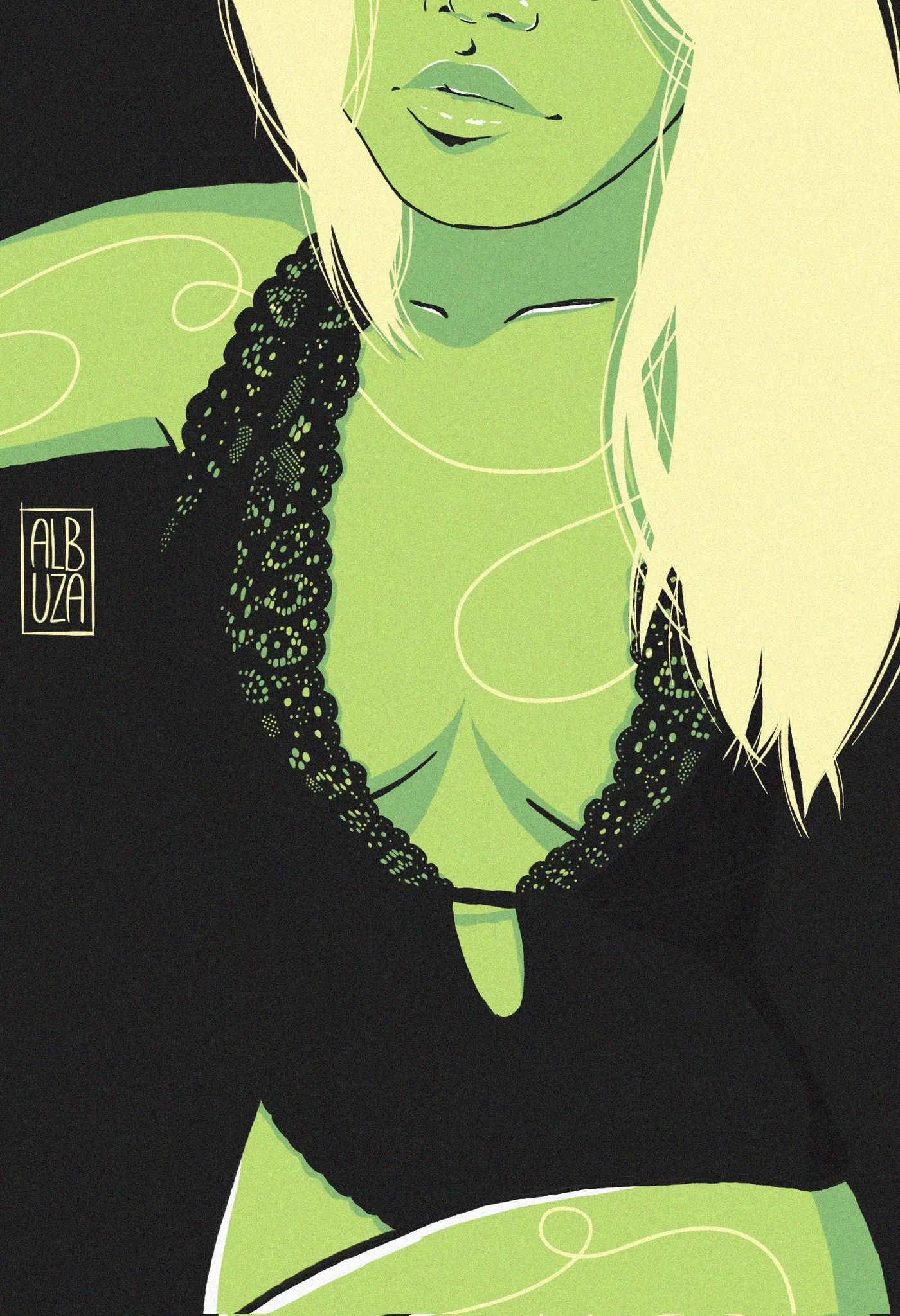 Black Lingerie (Albuza) [Model]