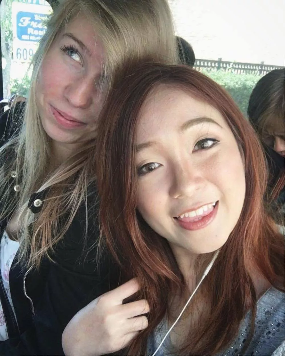 Blonde and Asian