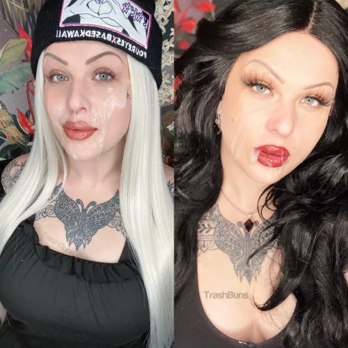 Blonde vs Brunette ✨ which do you prefer? [OC]