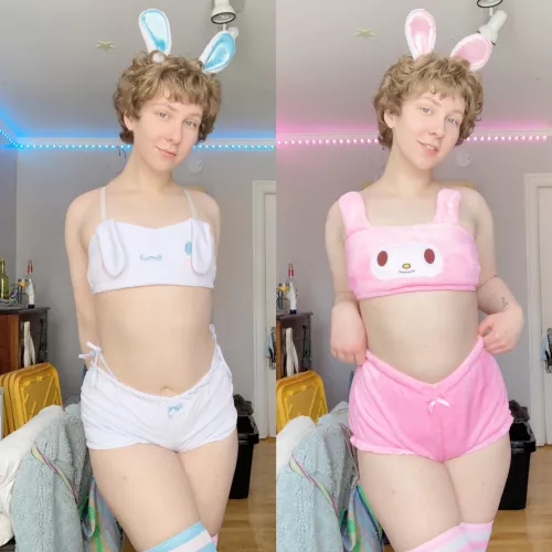 blue bunny or pink bunny? 💘