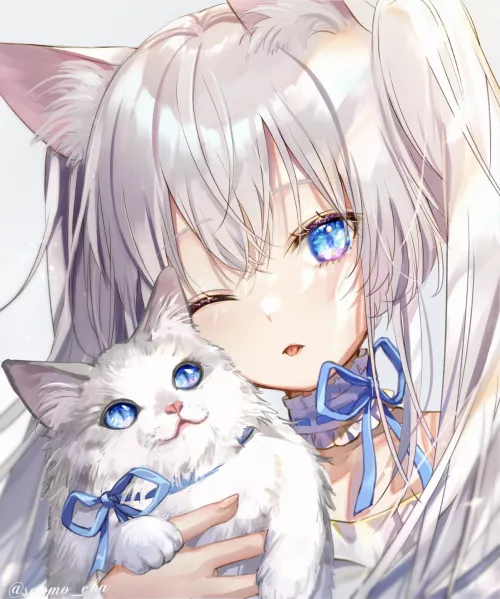 Blue eyes neko [Original]
