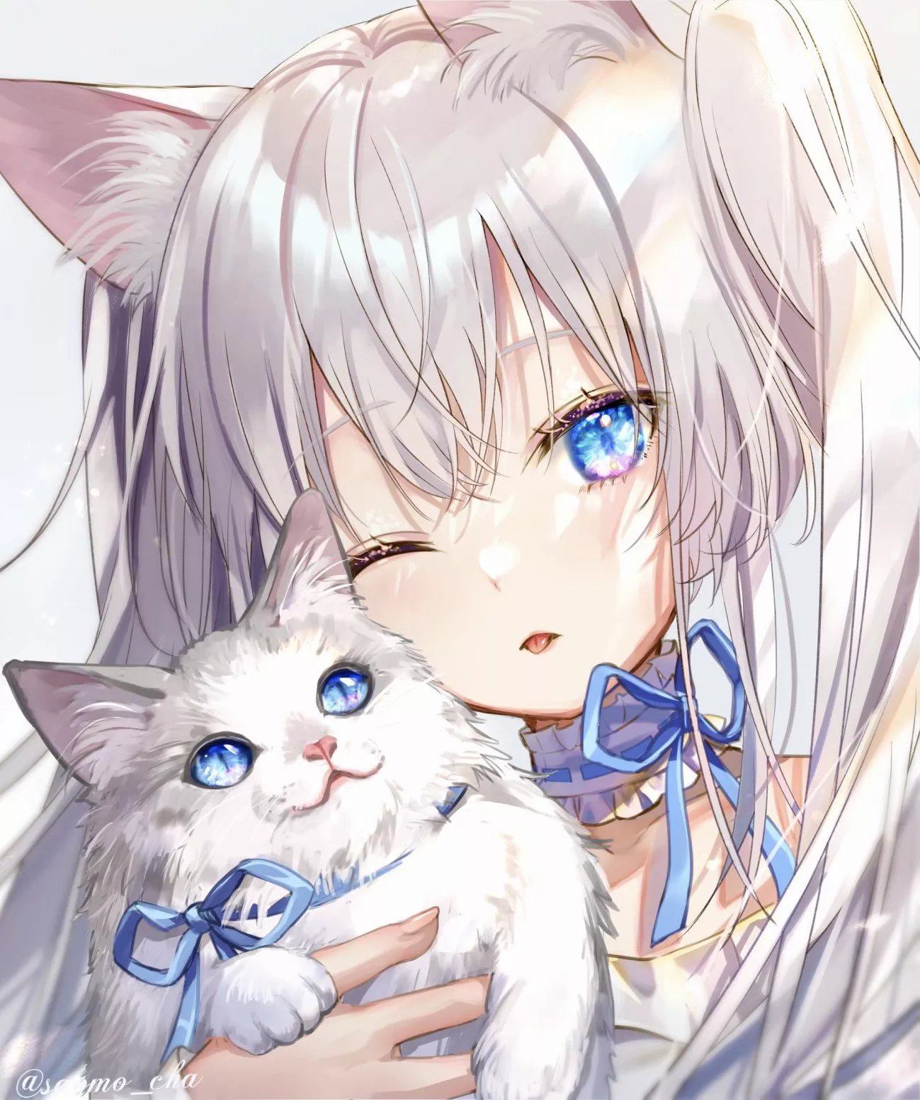 Blue eyes neko [Original]