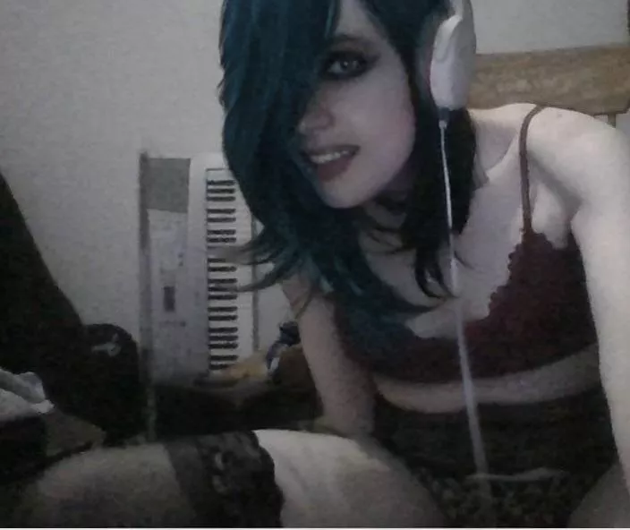 blue haired sissy slut