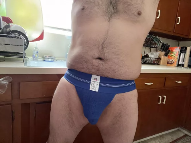 Blue jock