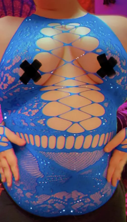 Blue lace baby🤤💦