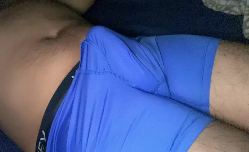 Blue outline