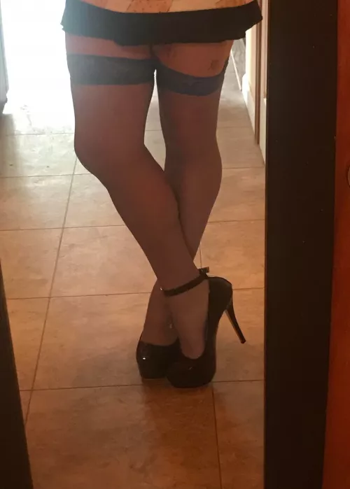 Blue stockings