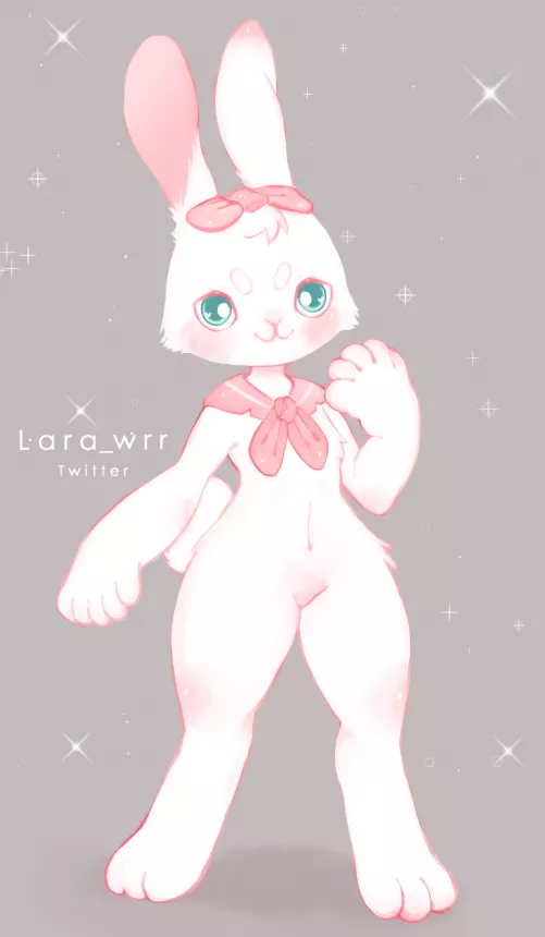 Bnuy 🐰🌈🌱 [Art by me; Lara_wrr on Twitter]