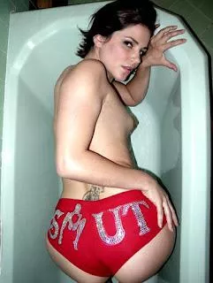Bobbi likes to keep her underwear on in the bath.... Bobbi likes to keep her underwear on in the bath....