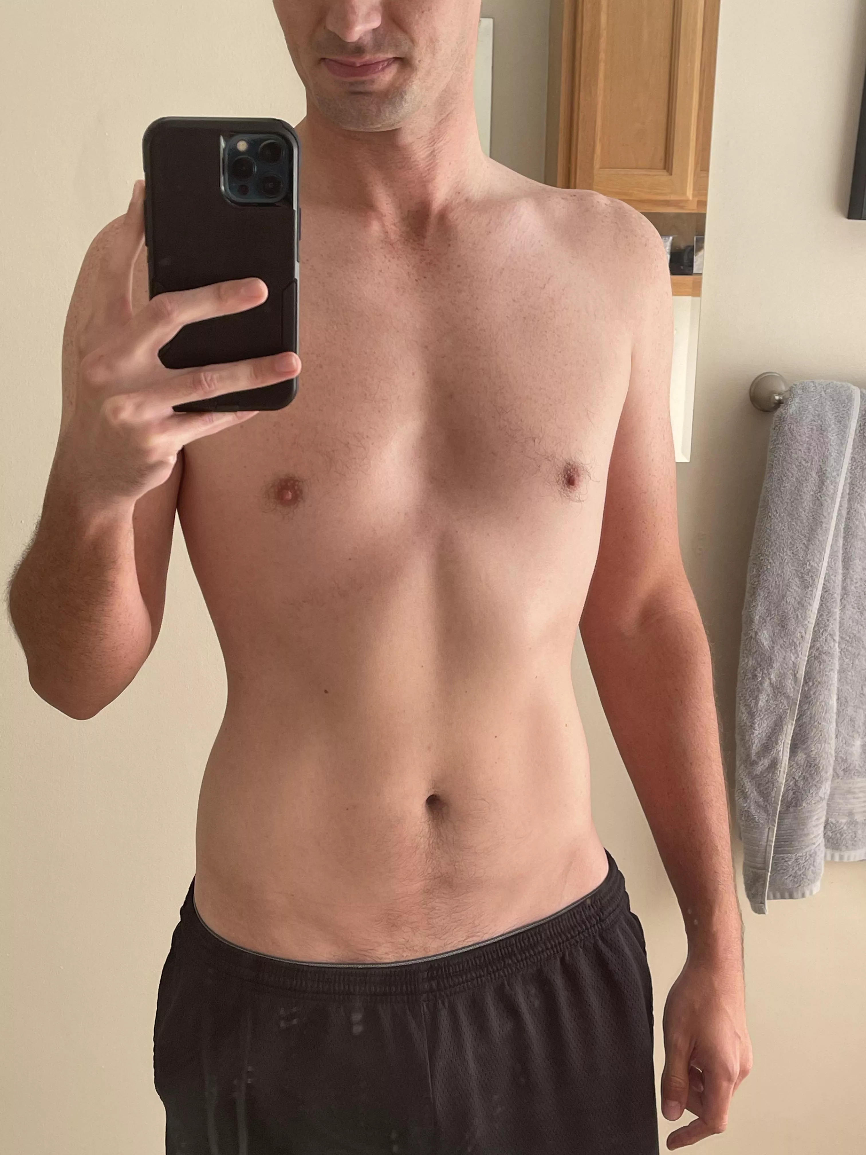 Body by beer and yoga.