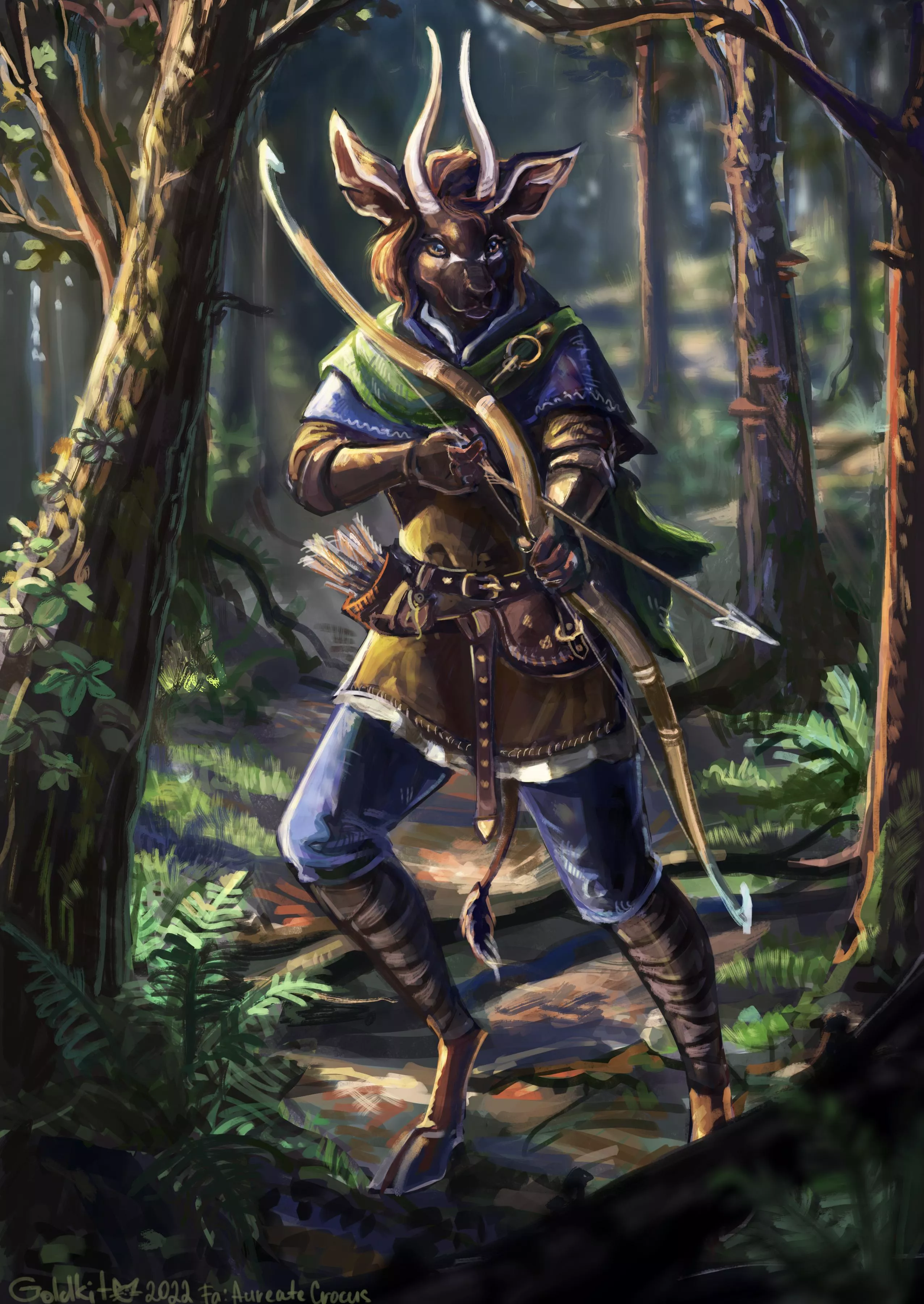Bongo archer [char by Lommox[FA], art by me]