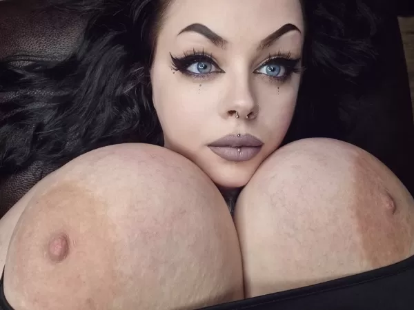 Boobs the size of footballs. ๐