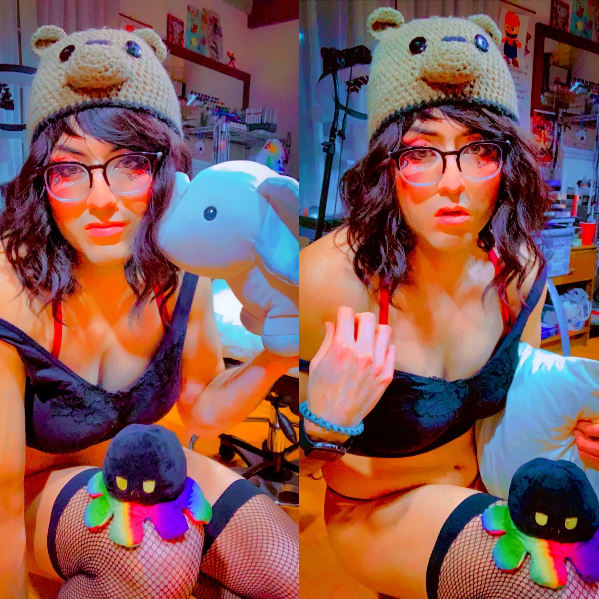 Boop ✨🐻🖤 (*˘︶˘*).｡*♡can we watch scary movies together? 👻