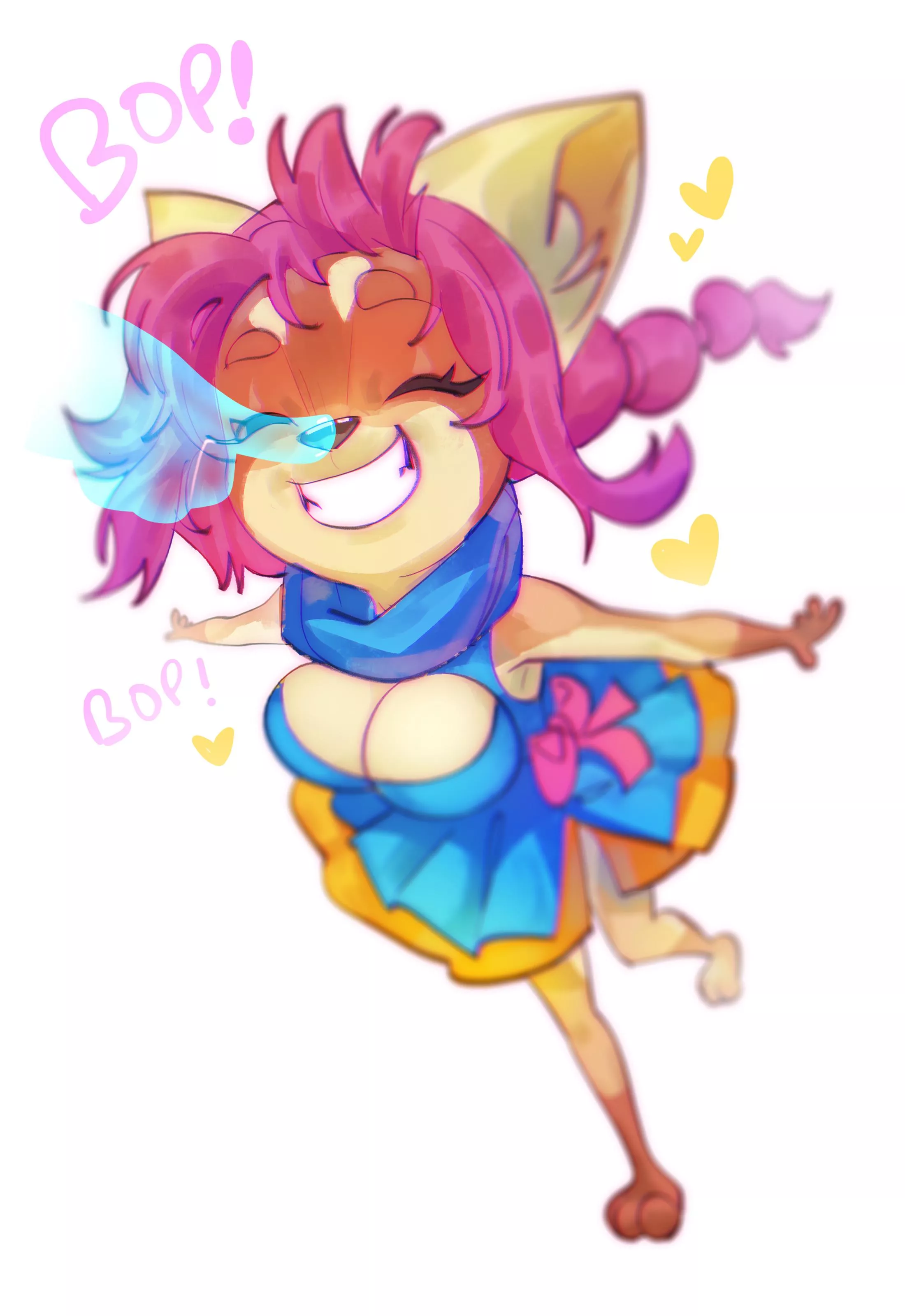 Bop! Finished client commission for this lovely Oc. She loves all the bop. My commissions are open starting from $50.