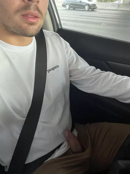 Bored with the traffic