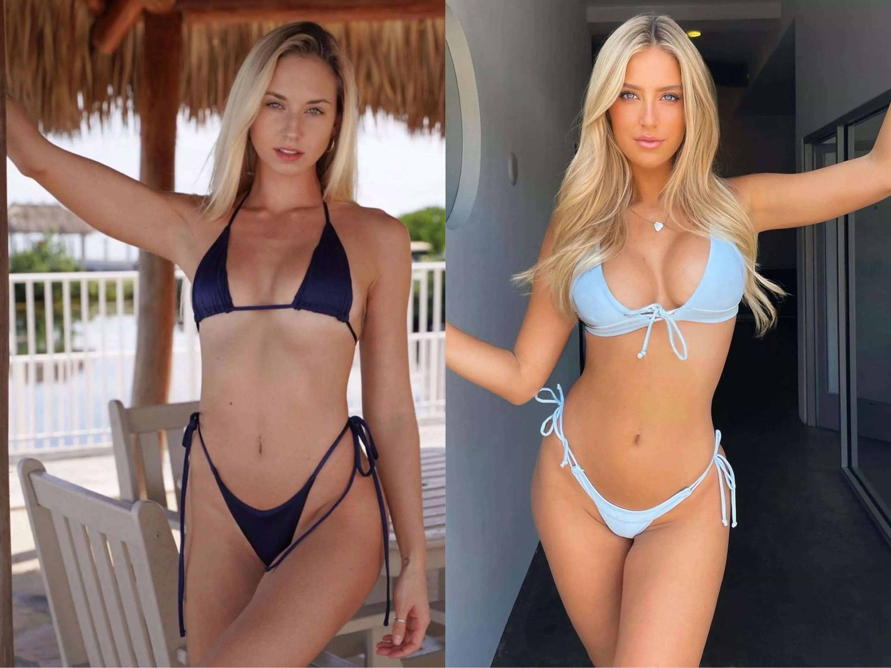 Both blonde beauties in their own right [2]