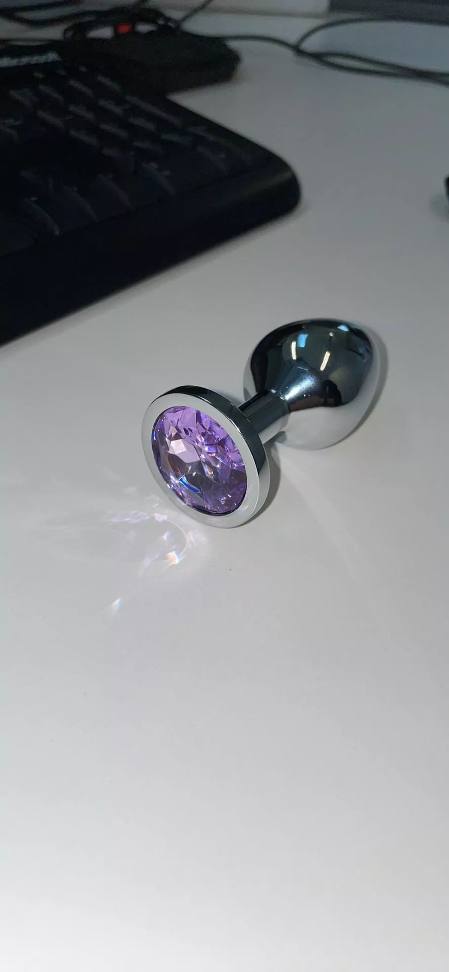 Bought myself a new buttplug today! Hopefully itโll look cute in my tight ass with my panties on and my hard cock dripping! ๐ Bought myself a new buttplug today! Hopefully itโll look cute in my tight ass with my panties on and my hard cock dripping! ๐