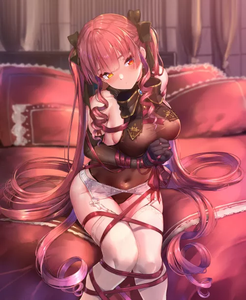 Bound By Ribbon Houshou Marine (Akasaai ) [Hololive]