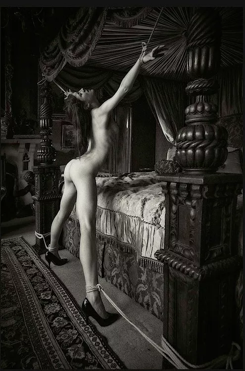 Bound To An Ornate Bed