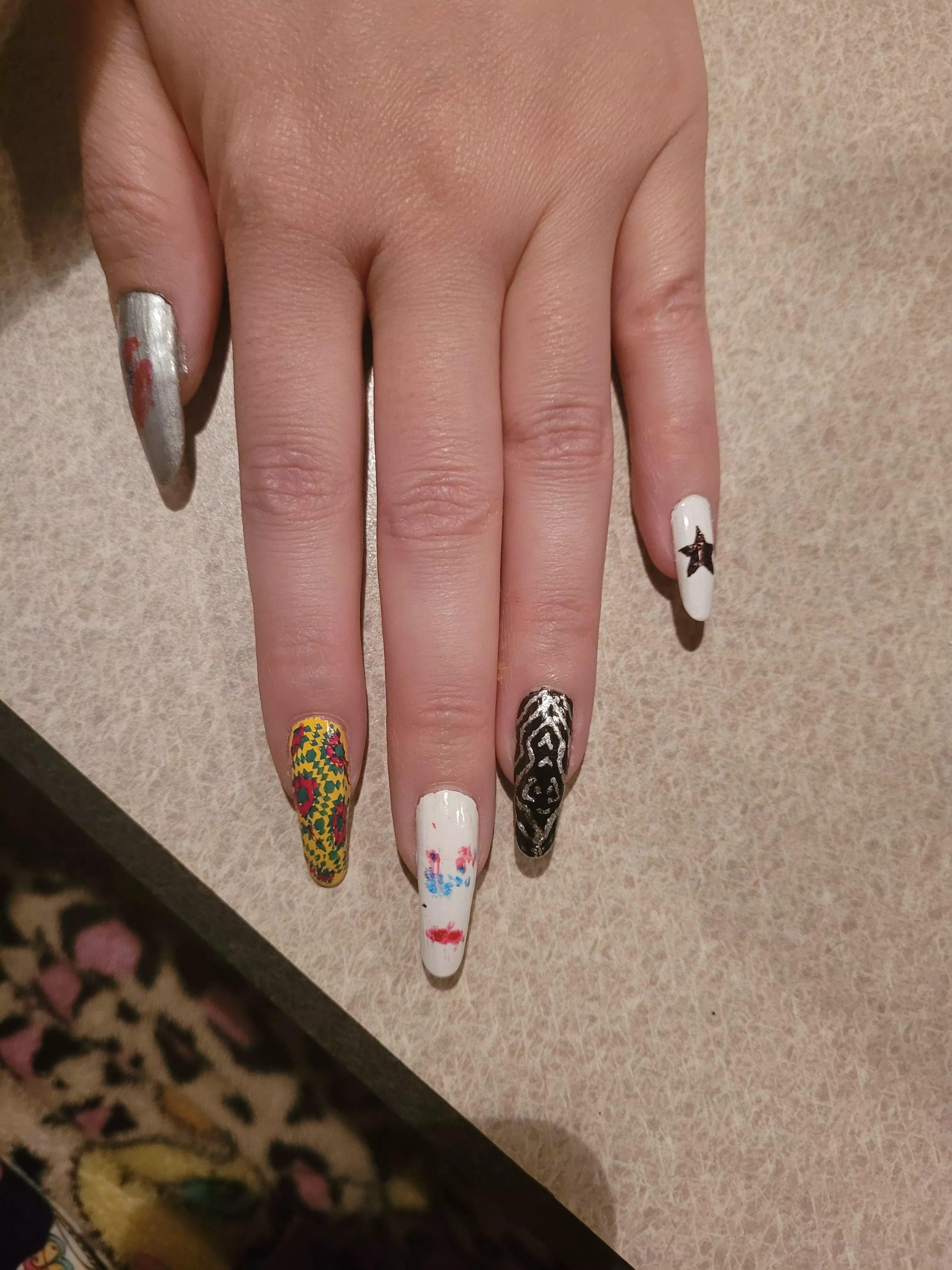 Bowie inspired. A little late on the upload. But painted to honor his birthday and passing