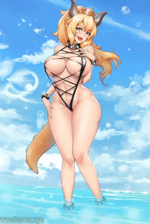 Bowsette at the Bdach