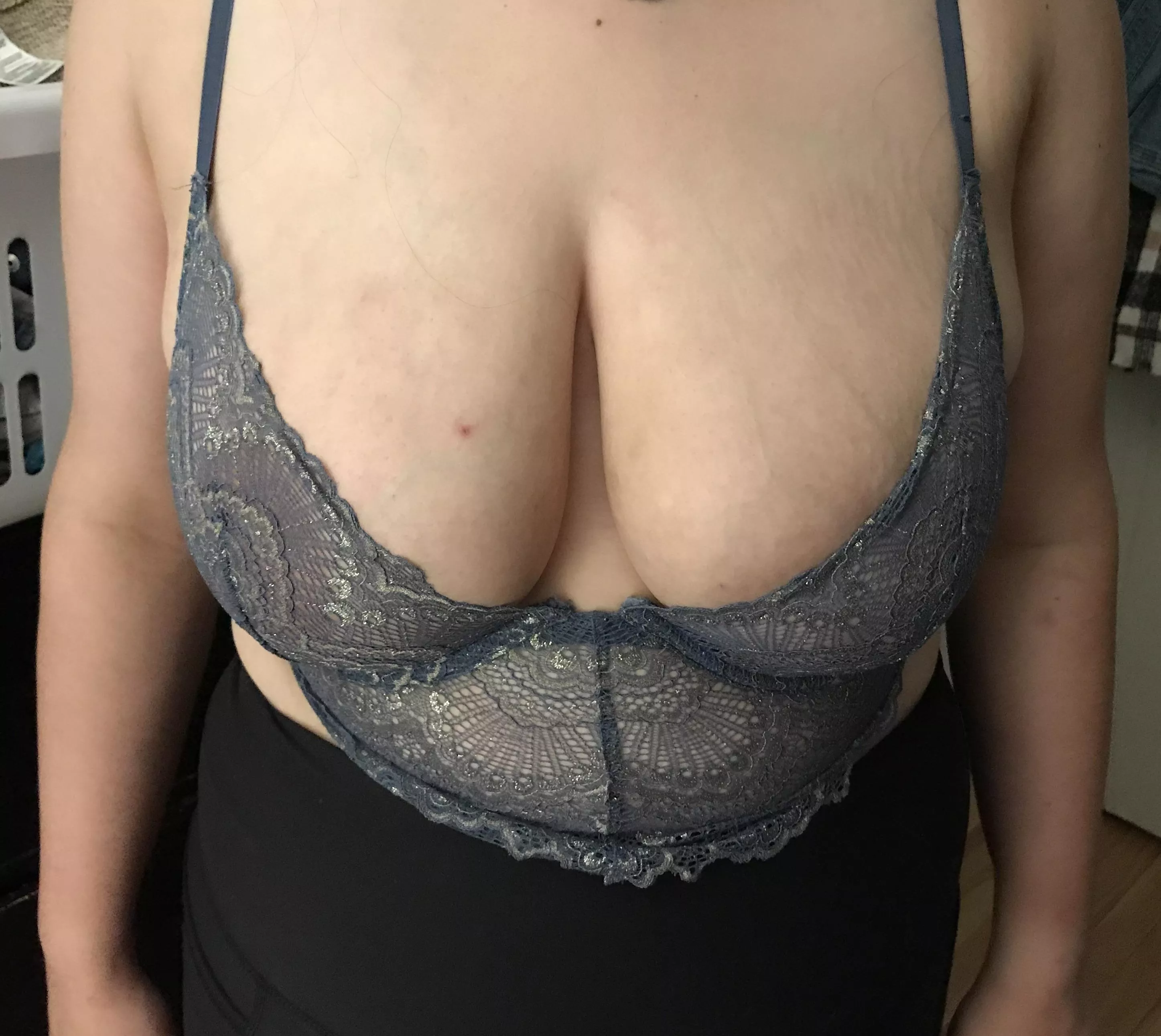 Bra might be a little too small… Bra might be a little too small…