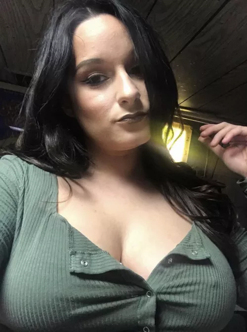Braless at the bar