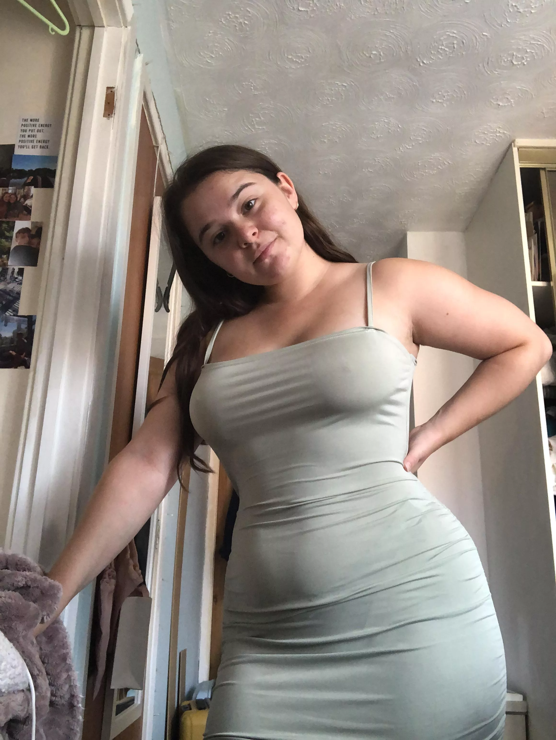 Braless is the only way to wear this dress