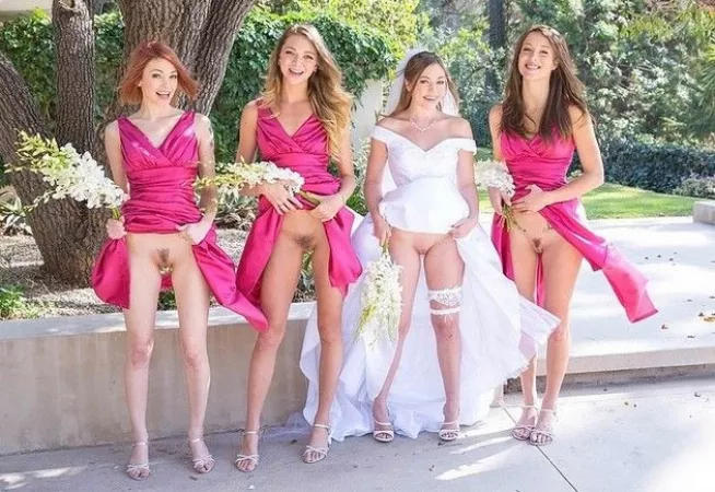 Bridal party flashing