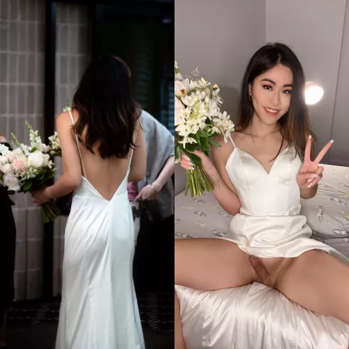 Bride by day, slut by night😉