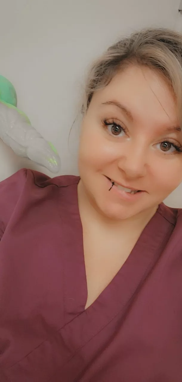 bring your toy to work. 🤫💦