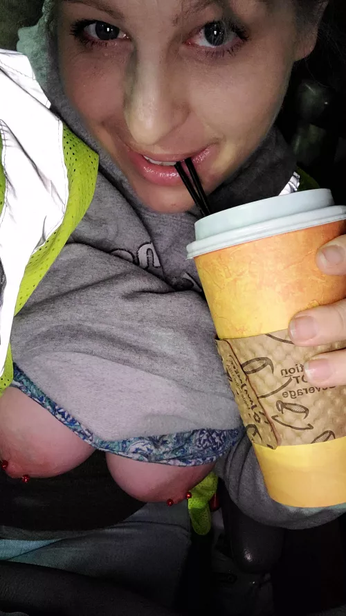 Bringing the thirst to YOU this THIRSTday while hanging out in the work parking lotππ