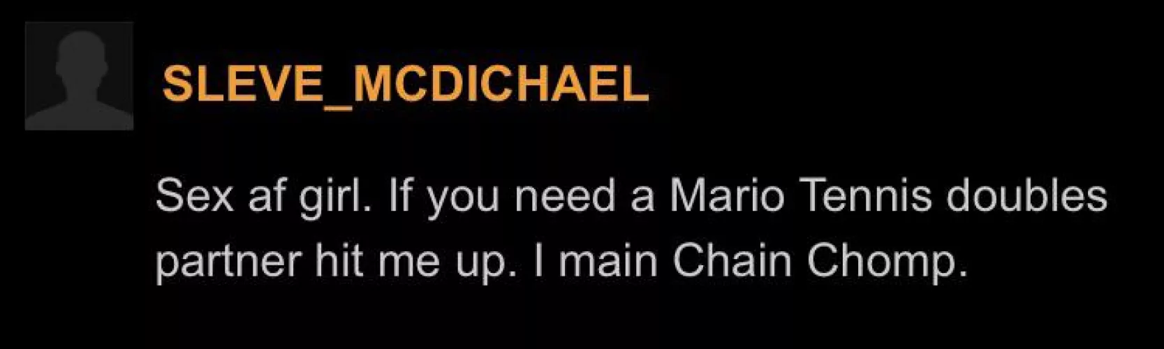 Bro needs a doubles partner 💀