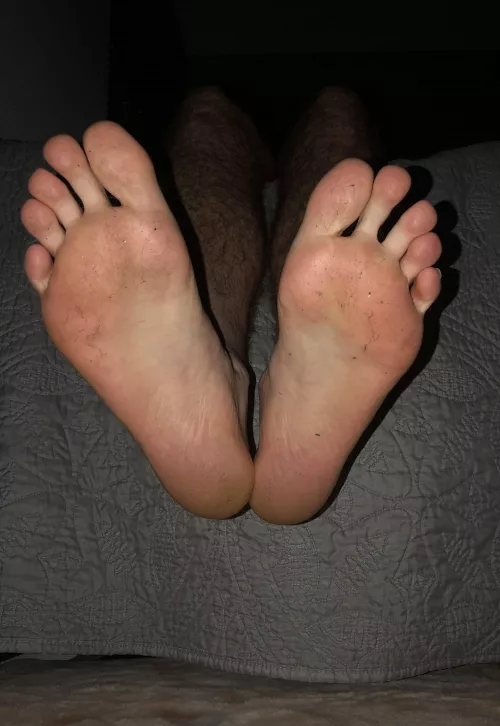 Bro wanna help me with my dirty feet? 😈