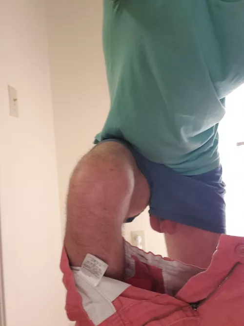 Bro. Your balls are out. 😳