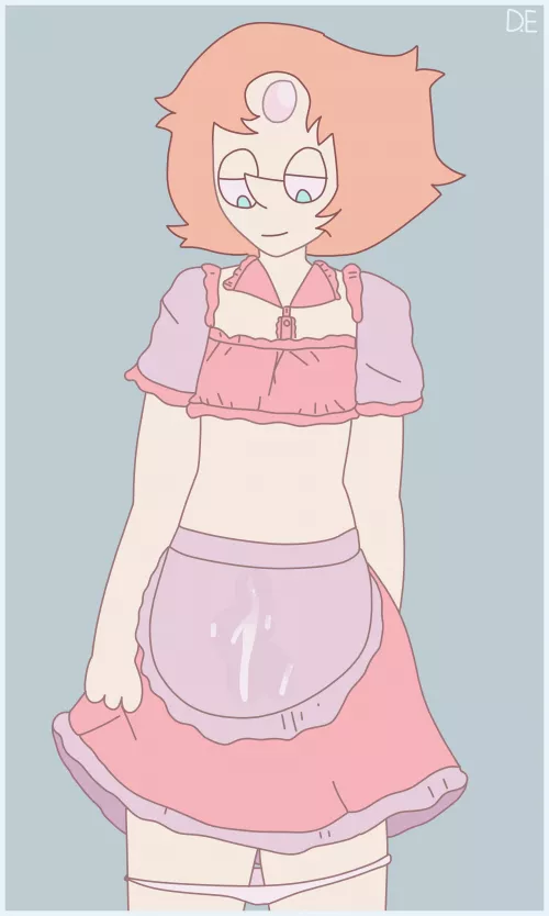 Bruh who nutted on pearls dress