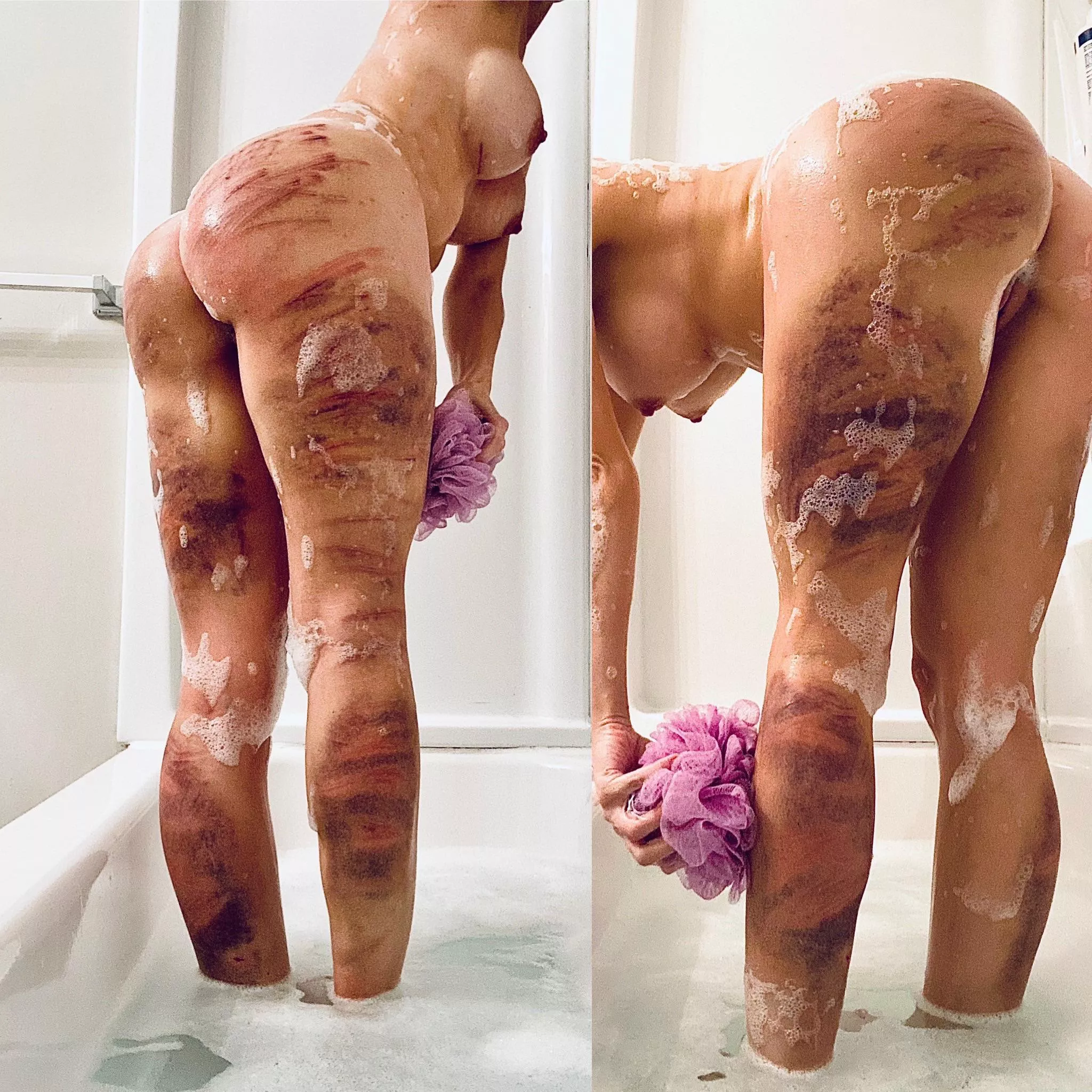 Bruises, booty, bubbles, and baths. Please enjoy 🤍