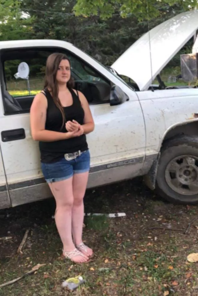 Brutal ideas on torturing her with the vehicle behind her