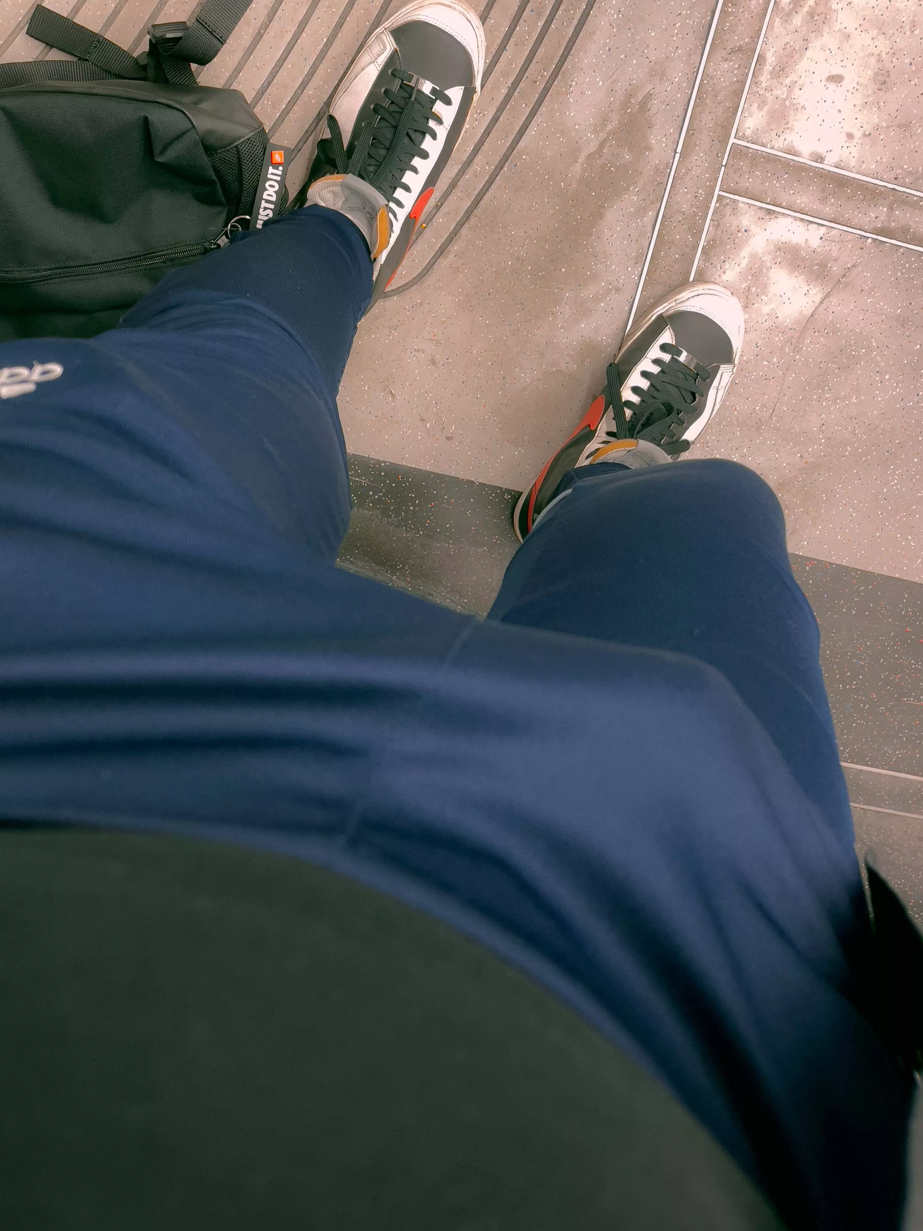 Bulging on the tube in joggers